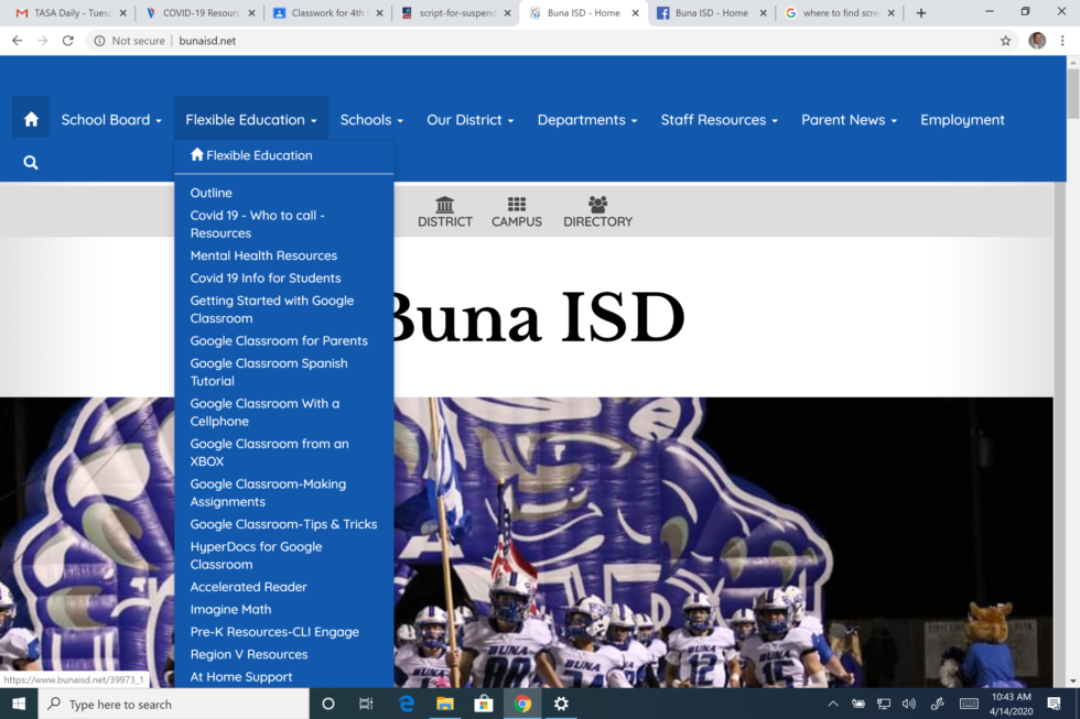 Buna ISD Web Resources + Access Texas Association of School