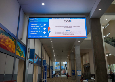 TASA Midwinter Conference Digital Signage for Convention Highlights – $10,000