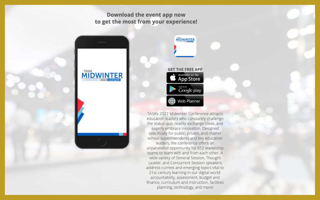 TASA Midwinter Conference Mobile App – $5,000 (Gold)