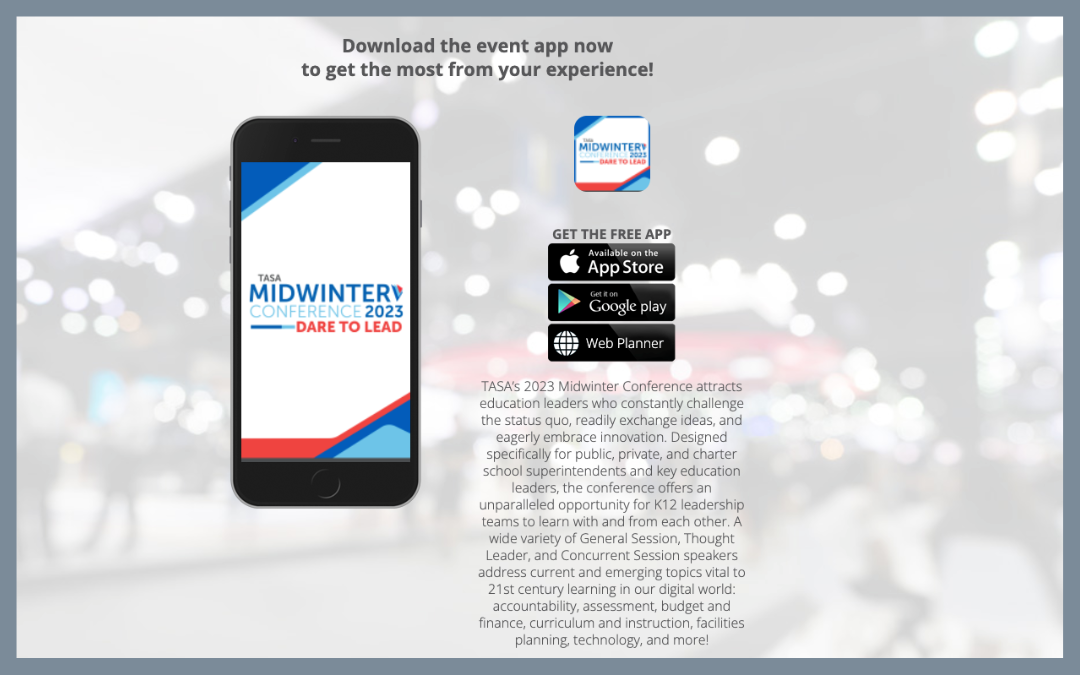 TASA Midwinter Conference Mobile App – $2,500 (Silver)