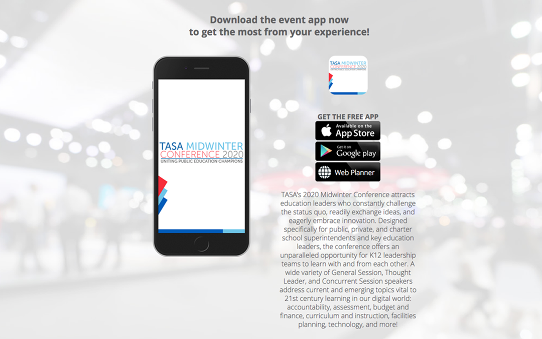 TASA Midwinter Conference Mobile App – $5,000 (Gold)