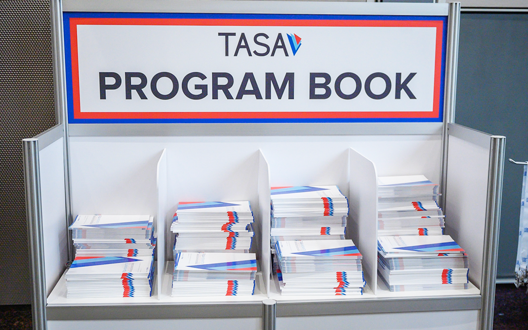 TASA Midwinter Conference Conference Program Ad – $2,500 (full page), $1,500 (half page)
