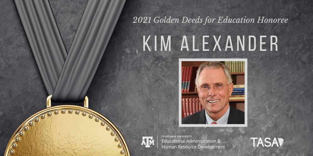 Dr. Kim Alexander to Receive Prestigious Golden Deeds for Education Award