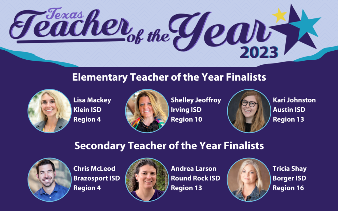 TASA Names Six Finalists for 2023 Texas Teacher of the Year