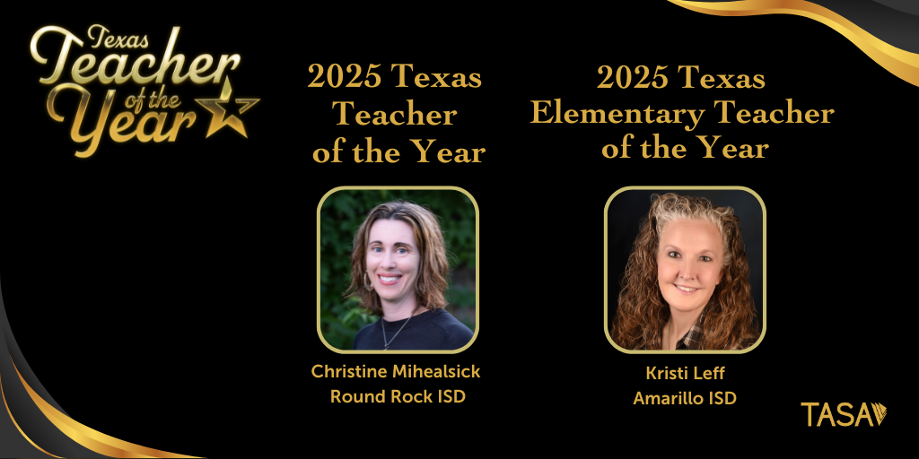 TASA Names 2025 Texas Teachers of the Year